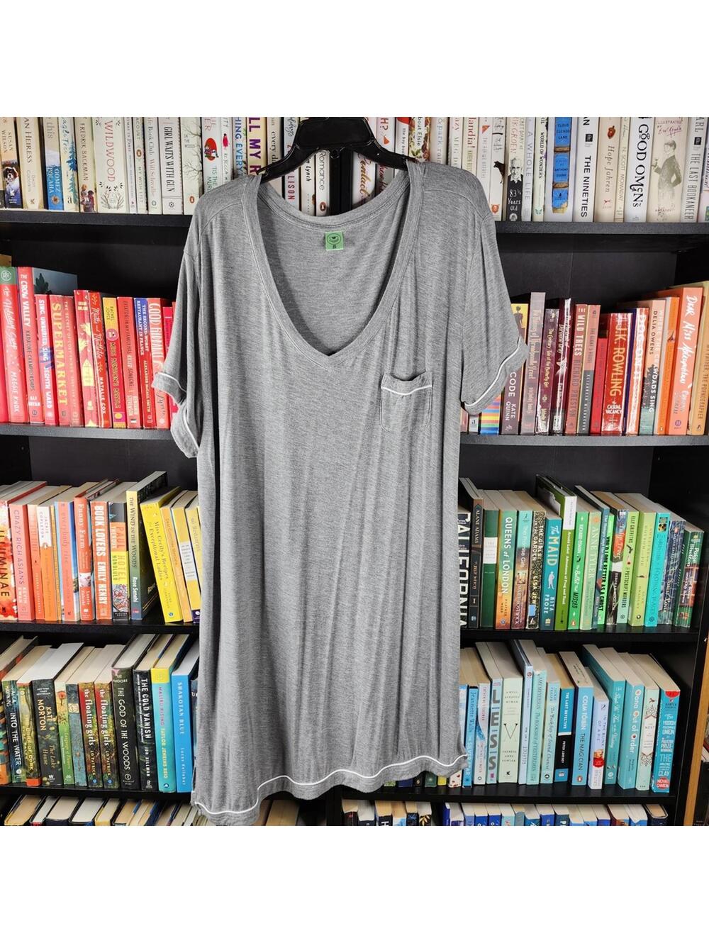 Honeydew Intimates Charcoal Gray Women's Sleep Shirt 2X